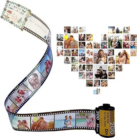 Llavero de Película, Llavero Personalizado con Foto, Llavero de Carrete de Memoria de Cámara Personalizado, Llavero de álbum de Fotos con Camara Retro,Personalizados Regalos para Navidad Mujer Hombre  