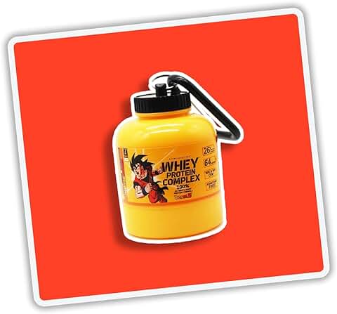 Llavero Proteína Whey Portátil 100ML y 200ML, Mini Bote Recipiente para Llevar Suplementos de Bebida en Polvo. Contenedor Botella para Gym. Incluye Mosquetón. (200ML / Amarillo)  