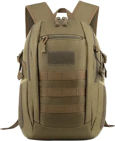 LOCAL LION Mochila Táctica Militar 12L/15L para Actividades al Aire Libre, como Ciclismo Montaña Senderismo Macutos Trekking Camping, Adecuado para Hombres y Mujeres  