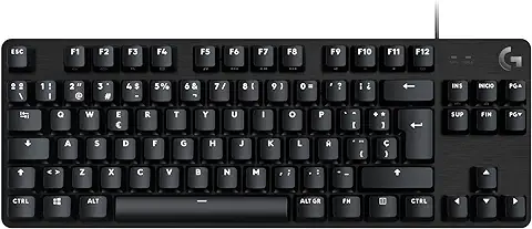 Logitech G413 TKL SE Teclado Mecánico Gaming - Teclado Compacto Retroiluminado con Interruptores Mecánicos Táctiles, Anti-Ghosting, Compatible con Windows, MacOS, Disposición QWERTY Español - Negro Logitech G413 TKL SE Teclado Mecánico Gaming - Teclado Compacto Retroiluminado con Interruptores Mecánicos Táctiles, Anti-Ghosting, Compatible con Windows, MacOS, Disposición QWERTY Español - Negro