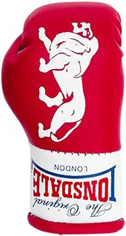Lonsdale Mini Guantes de Boxeo para Adultos (Unisex), Color Rojo, Talla única Lonsdale Mini Guantes de Boxeo para Adultos (Unisex), Color Rojo, Talla única