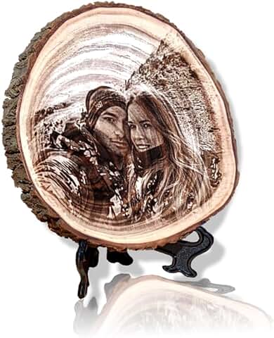 Maderaliart Life Rodaja Natural Medium Vintage (16-18CM) Personalizable con Foto y Texto - Regalo Original - Idea Regalo Cumpleaños para Hombre y Mujer, Regalos Pareja Aniversario, San Valentín Maderaliart Life Rodaja Natural Medium Vintage (16-18CM) Personalizable con Foto y Texto - Regalo Original - Idea Regalo Cumpleaños para Hombre y Mujer, Regalos Pareja Aniversario, San Valentín