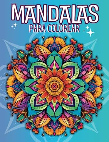 Mandalas de Flores Para Colorear con Frases Motivadoras: Encuentra la paz Interior y la Creatividad con este Libro de Mandalas (MANDALAS DE COLOREAR)  