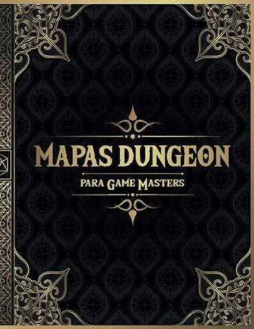 Mapas Dungeon para Game Masters: 50 Mapas de Dungeon únicas y Personalizables para los Juegos de rol de mesa DnD (Mapas RPG para Game Master)  