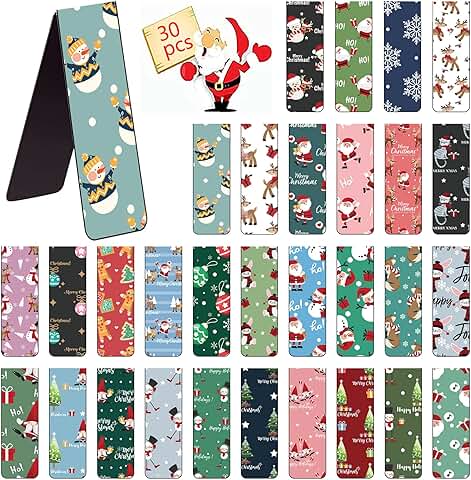 Marcadores Magnéticos, 30 Unidades, Marcadores Magnéticos de Navidad, Multicolor, Marcadores Magnéticos, Marcadores Magnéticos, Marcadores para Niños, Marcadores Magnéticos  