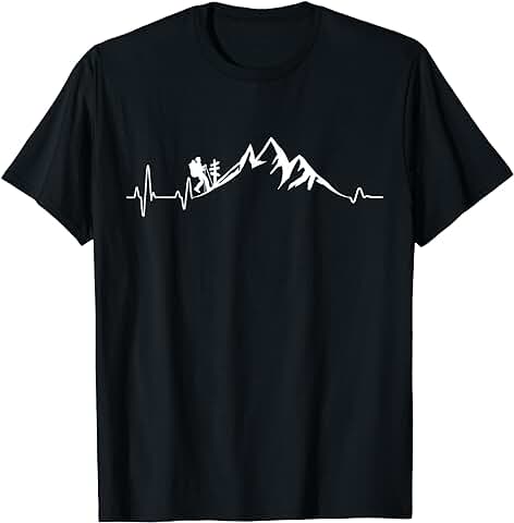 Montaña de Montaña, Escalada, Regalo para Montañas, Senderismo Camiseta  