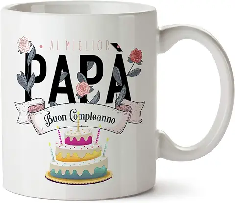MP CREATIVE - Taza de Cumpleaños para Papá, Mamá, Abuelo, Abuela, Hija, Hermana o Sobrina, idea de Regalo MP CREATIVE - Taza de Cumpleaños para Papá, Mamá, Abuelo, Abuela, Hija, Hermana o Sobrina, idea de Regalo