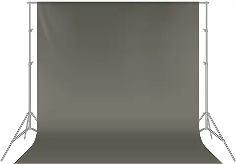 NEEWER 1.8 x 2.8M / 6 x9ft Plegable Telón de Fondo, Poliéster para Fotografía, Video y Televisión (Fondo Sólo), Color Gris  