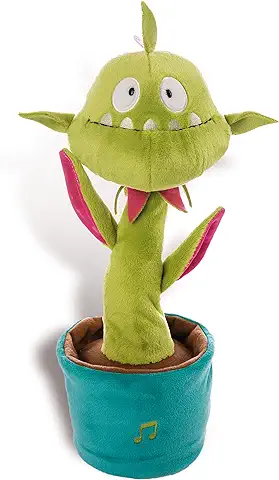 NICI Electrónico Carnívora Gisela con Música 32cm en Caja de Regalo Verde-Juguete Interactivo de Felpa Suave Planta Bailarina, Niños y Amantes de los Peluches, Color (49089)  