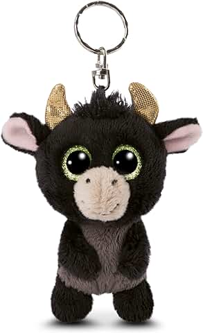 NICI- Esel Original Toro Bubalu de Glubschis 9cm – Colgante de Peluche para Cordones, Llaveros y Portallaves – Amuleto para Bolsa, Color Negro (47662) NICI- Esel Original Toro Bubalu de Glubschis 9cm – Colgante de Peluche para Cordones, Llaveros y Portallaves – Amuleto para Bolsa, Color Negro (47662)