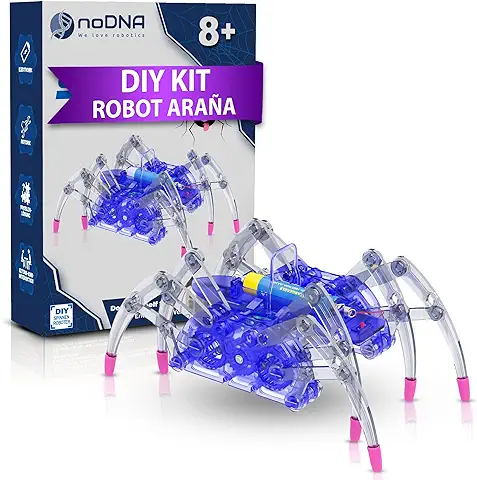 NoDNA Robot Araña Robot Infantil para Montar tú Mismo - Experimentos para Niños a Partir de 8 Años - Robot Niño Robot Araña Robot Juguete Regalos para Niños Calendario de Adviento 2023  