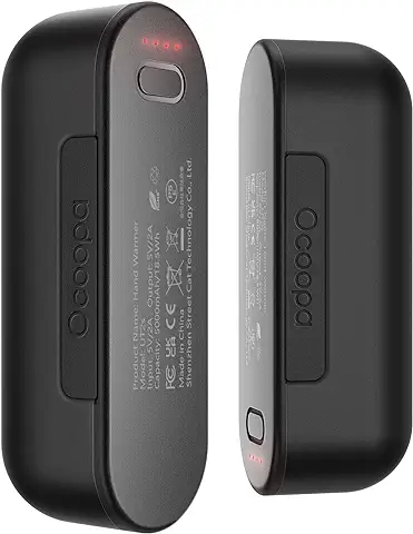 OCOOPA Magnético Calentadores de Manos Recargables 5000mAh*2Packs, 16 Hrs de Calor 4 Niveles de Calor Hasta 58°C, Cargador Portátil USB-C, Raynauds, Golf, Regalos Tecnológicos para Hombres, UT2s  