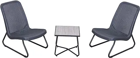 Outsunny Conjunto de Muebles de Jardín 3 Piezas Juego de 2 Sillas y Mesa con Encimera de Cristal Templado Efecto Mármol Terraza Piscina 53,5x80,5x76 cm Gris Outsunny Conjunto de Muebles de Jardín 3 Piezas Juego de 2 Sillas y Mesa con Encimera de Cristal Templado Efecto Mármol Terraza Piscina 53,5x80,5x76 cm Gris
