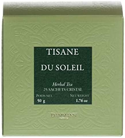 Pasticceria Passerini dal 1919 Dammann Tisane du Soleil - Infusión de Manzanilla con Cítricos y Menta, 25 Bolsitas - Dammann Frères Pasticceria Passerini dal 1919 Dammann Tisane du Soleil - Infusión de Manzanilla con Cítricos y Menta, 25 Bolsitas - Dammann Frères