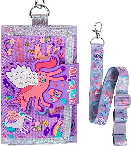 PinkSheep Billetero Infantil para Niñas de 4 a 18 Años Tríptico, Billetero Juvenil con Cordón Monedero con Cremallera y Tarjeteros, Billetero Original para Niños Regalos de Cumpleaños PinkSheep Billetero Infantil para Niñas de 4 a 18 Años Tríptico, Billetero Juvenil con Cordón Monedero con Cremallera y Tarjeteros, Billetero Original para Niños Regalos de Cumpleaños