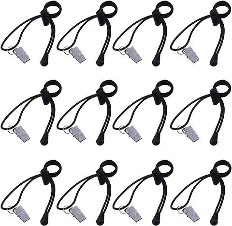 Pinzas de Fondo de Fotografía Soporte para Estudio de Fotos Video, 12 Piezas, Negro  