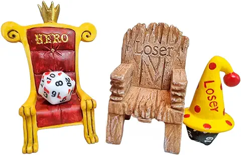 Power Beast Dungeon Trono y Silla para Dados de rol, Dice Jail, Castiga o Premia a Tus Dados Poliedricos, Set de Dados, D&D, Dungeon Master, Dungeons and Dragons, Dragones y Mazmorras, DND  