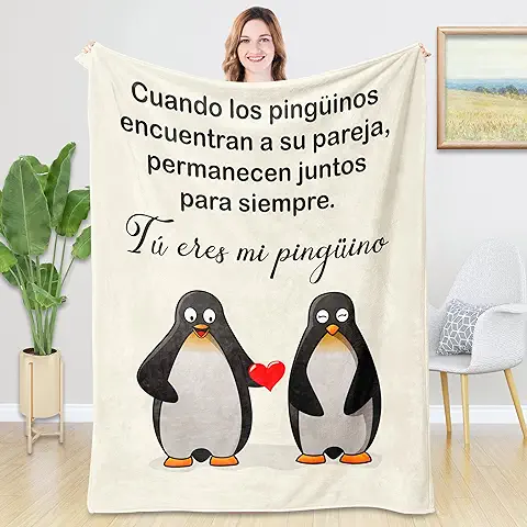 Rebundex Pinguino Regalos para Parejas Regalos Originales para Parejas, Regalo Novio Regalo Novia Regalo Aniversario Pareja, Franela Manta 1.3 × 1.5 m Regalo Pareja Navidad San Valentín Rebundex Pinguino Regalos para Parejas Regalos Originales para Parejas, Regalo Novio Regalo Novia Regalo Aniversario Pareja, Franela Manta 1.3 × 1.5 m Regalo Pareja Navidad San Valentín