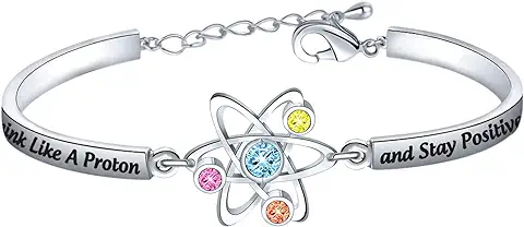 Regalo de Ciencia Atómica, Regalo Químico, Piensa como un Protón y Permanece Positivo, Pulsera de Ciencia Química, Regalo de Joyería para Científicos, Físicos, Químicos, Profesores Graduados, S, Cobre Regalo de Ciencia Atómica, Regalo Químico, Piensa como un Protón y Permanece Positivo, Pulsera de Ciencia Química, Regalo de Joyería para Científicos, Físicos, Químicos, Profesores Graduados, S, Cobre