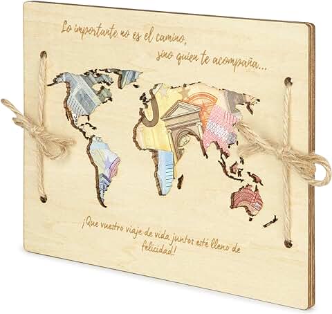 Regalo Dinero boda | Regalo Novios | Regalo Pareja | Sobre para Regalo Dinero boda | Tarjeta de Felicitación de Madera | Regalo luna de Miel, Viaje de Bodas | Regalo Recién Casados Regalo Dinero boda | Regalo Novios | Regalo Pareja | Sobre para Regalo Dinero boda | Tarjeta de Felicitación de Madera | Regalo luna de Miel, Viaje de Bodas | Regalo Recién Casados