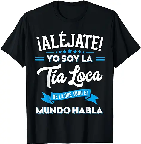 Regalo Original y Divertido Away I'm Aunt Crazy, Regalo Novedoso Camiseta  