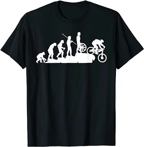 Regalo para el Ciclista de Montaña MTB Evolution Downhill Camiseta  