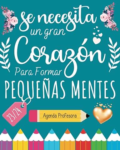 Regalo Profesora Infantil: Regalos Originales Para Profesores | Elegante Agenda Del Profesor 2023 2024. Regalo Profesora Infantil: Regalos Originales Para Profesores | Elegante Agenda Del Profesor 2023 2024.