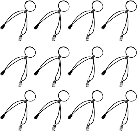 Relota 16 pcs Pinzas Fondo Fotografia, Clip de Metal con Cuerda Elástica Retráctil, Abrazaderas de Resorte, Fotografico Soporte para Estudio de Fotos Video, Telón de Fondo Muselina, Tela de Fondo  