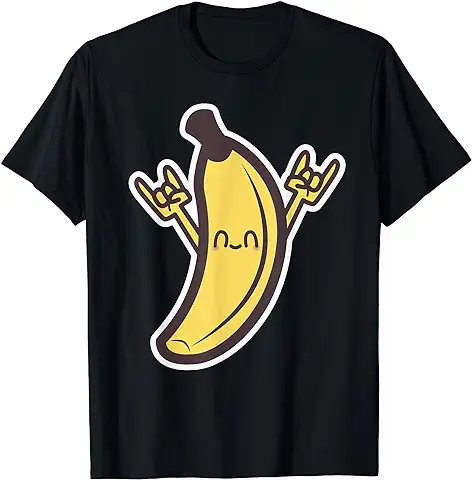 Rock And Roll Plátano, Amante de Frutas Frescas Camiseta  