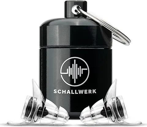 SCHALLWERK ® Strong+ Tapones Oidos con Protección Extra Fuerte – Amortigua el Ruido y Mantiene la Calidad del Sonido – Ideal para la Música, los Festivales, el Trabajo, el Estudio SCHALLWERK ® Strong+ Tapones Oidos con Protección Extra Fuerte – Amortigua el Ruido y Mantiene la Calidad del Sonido – Ideal para la Música, los Festivales, el Trabajo, el Estudio