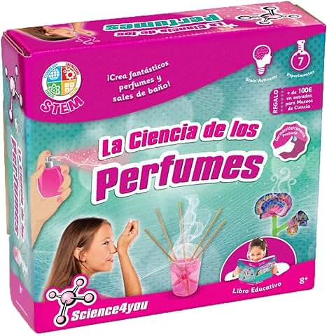 Science4You - La Ciencia de los Perfumes - Juguete Educativo STEM, para el Desarrollo de la Imaginación. A Partir de los 8 Años, Multicolor  