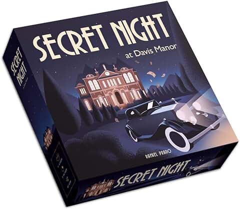 Secret Night at Davis Manor Juego de Mesa de Misterio (Castellano e Inglés)  