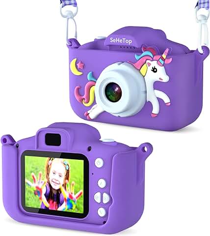 SeHeTop Camara Fotos Infantil, 1080P HD Video Cámara Fotos Niños,Juguetes Niños 3 4 5 6 7 8 9 10 Años,Juguetes con Cámara para Niños y Niñas, Regalos de Cumpleaños, scon Tarjeta SD de 32 G SeHeTop Camara Fotos Infantil, 1080P HD Video Cámara Fotos Niños,Juguetes Niños 3 4 5 6 7 8 9 10 Años,Juguetes con Cámara para Niños y Niñas, Regalos de Cumpleaños, scon Tarjeta SD de 32 G