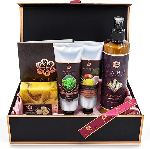 Set de Regalo Panu Grande - Regalos de Relajación para Mujeres - Caja de Belleza Premium para Mujeres - Regalos para Novia  