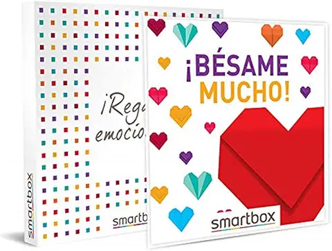 SMARTBOX - Caja Regalo - ¡Bésame Mucho! - Idea de Regalo - 1 Experiencia de Estancia, Bienestar, Gastronomía o Aventura para 2 Personas  