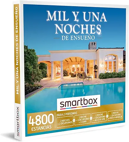 Smartbox - Caja Regalo Mil y una Noches de Ensueño - Idea de Regalo Original - 2 Noches con Desayuno para 2 Personas  