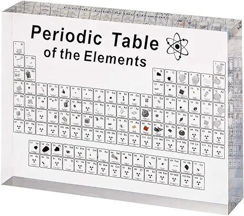 Tabla Periodica Acrilico, Tabla Periódica, Tabla Periodica de los Elementos, Tabla Periodica con Elementos Reales, 83 Elementos, Regalos de Química para Niños y Adultos Tabla Periodica Acrilico, Tabla Periódica, Tabla Periodica de los Elementos, Tabla Periodica con Elementos Reales, 83 Elementos, Regalos de Química para Niños y Adultos
