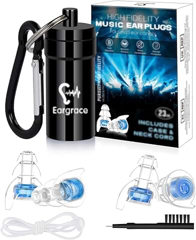 Tapones Para Los Oídos De Concierto, 2 Pares De Tapones Para Los Oídos De Músicos Con Reducción De Ruido De Protección Auditiva De Tamaño Pequeño Para Músicos, Dj, Festivales y Eventos Ruidosos(23dB) Tapones Para Los Oídos De Concierto, 2 Pares De Tapones Para Los Oídos De Músicos Con Reducción De Ruido De Protección Auditiva De Tamaño Pequeño Para Músicos, Dj, Festivales y Eventos Ruidosos(23dB)