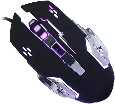 ThreeH Gaming Mouse Ratón óptico con Cable para Juegos con 6 Botones, 4 Empuñaduras Ergonómicas con Retroiluminación y 4 Niveles de Ajuste de PPP para PC, Portátil y Mac,Negro ThreeH Gaming Mouse Ratón óptico con Cable para Juegos con 6 Botones, 4 Empuñaduras Ergonómicas con Retroiluminación y 4 Niveles de Ajuste de PPP para PC, Portátil y Mac,Negro