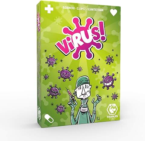 Tranjis Games - Virus! - Juego de Cartas, 8 a 99 Años (TRG-01vir)  