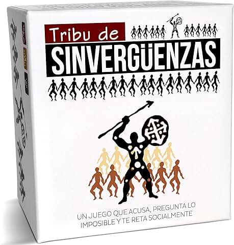 TRIBU DE SINVERGÜENZAS - Juegos de Mesa para Fiestas y Risas con Amig@s - Juego de Cartas Made In Spain  