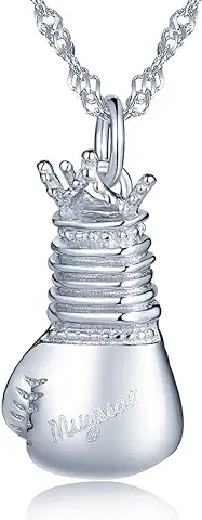 Unendlich U-Collar para Hombre Collar para Mujer Colgante Plata de ley 925 Guantes de Boxeo Correa 45 cm Cadena y Bolsa de Regalo Unendlich U-Collar para Hombre Collar para Mujer Colgante Plata de ley 925 Guantes de Boxeo Correa 45 cm Cadena y Bolsa de Regalo