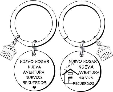 VZIUYTRE 2 de Llavero Nuevo casa Nuevas Aventuras, Primer Regalo de Casa, Regalo de Inauguración de la casa para Mujer Marido, Regalos de Calefacción para Parejas VZIUYTRE 2 de Llavero Nuevo casa Nuevas Aventuras, Primer Regalo de Casa, Regalo de Inauguración de la casa para Mujer Marido, Regalos de Calefacción para Parejas