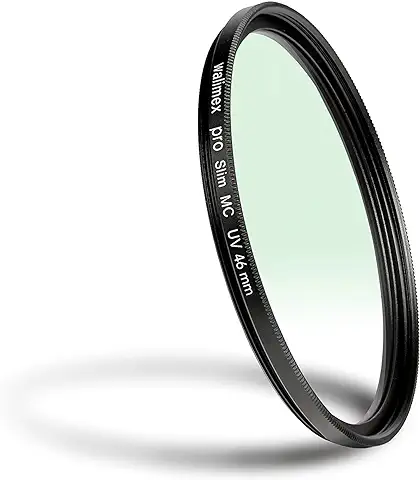 Walimex Pro Slim MC - Filtro UV (46 mm), Color Negro  