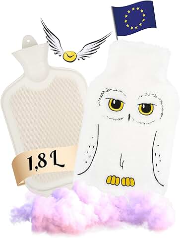 Wizarding World Harry Potter Peluche Bolsa Agua Caliente Hot Water Bottle With Cover Bolsas De Agua Caliente Hedwig  