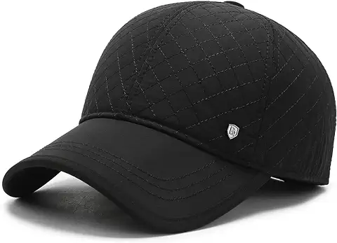 YAMEE Gorra de Béisbol Invierno Hombre con Orejeras Plegables,Sombrero de Invierno para Hombres al Aire Libre,Gorras de Unisex Cálido con Forro  