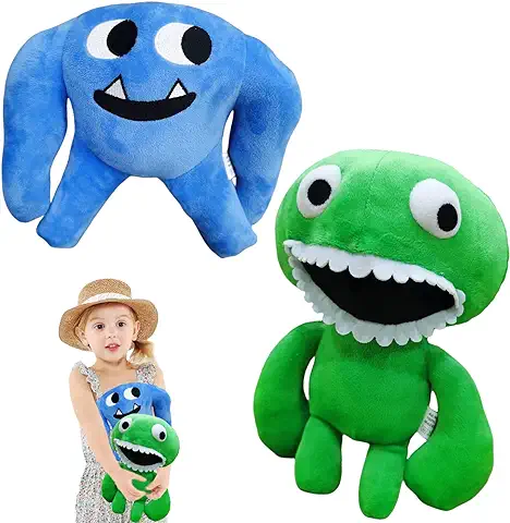 YISKY Garten of Banban Juguetes, 2 Pcs Banban Animales Peluches, Banban Plushies Toy, Peluche Banban Garden Jumbo Josh, Horror Game Garten of Banban Plushies, Regalos para Niño y Aficionados (B)  
