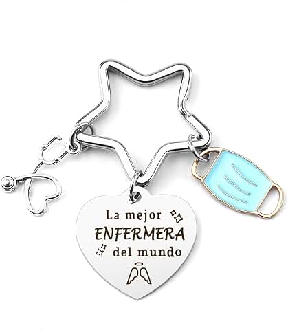 Llavero de Enfermera,Regalo Enfermera,Regalos para Medicos,Enfermera en Apuros Accesorios,Regalos para Medicos Enfermeras Estudiante de Medicina Graduacion,Enfermera Accesorios,Llavero Enfermera  