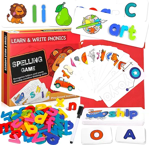 ZLPBAO Montessori Juegos Educativos Niños 3-8 Años, 106 Piezas Juegos Educativos Regalo Juguetes Niños Niña 2 3 4 5 Años, Puzzle 3-6 Años Aprender a Leer Escribir Juegos ZLPBAO Montessori Juegos Educativos Niños 3-8 Años, 106 Piezas Juegos Educativos Regalo Juguetes Niños Niña 2 3 4 5 Años, Puzzle 3-6 Años Aprender a Leer Escribir Juegos