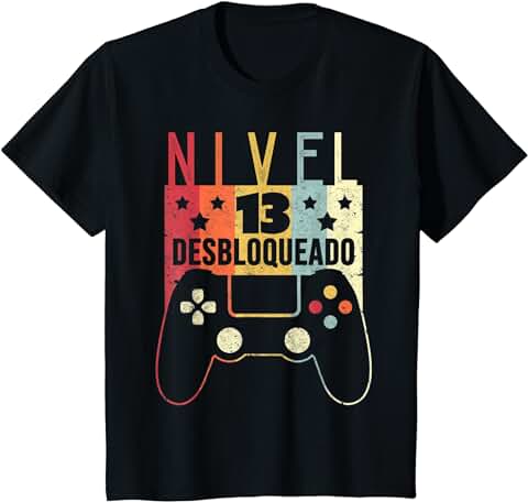 13 Años Cumpleaños Niño Niña Chico Chica Regalo Nivel 13 Camiseta 13 Años Cumpleaños Niño Niña Chico Chica Regalo Nivel 13 Camiseta